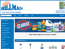 Tablet Screenshot of hillmansupply.com